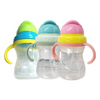 Baby Training Drinking Water Feeding Handle Holder Bottle Feeder Plastic Sippy Cup Set with Lid And Straw for Children