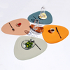 High Quality Pu Leather Placemat Waterproof Oil-proof Table Placemat Durable Heat-resistant Placemats for Dining Table