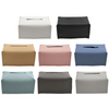 2022 Carton Box Colored Cover Table Tissue Case PU Leather Square Tissue Box Holder