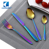 Eco-friendly Stainless Steel Colorful Flatware PVD Dinnerware Wedding