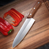 8 Inches Cheap Price Blanks Japanese Wood Stand Chopper Chopping Table Cutting Cleaver Stainless Steel Kitchen Chef Knife