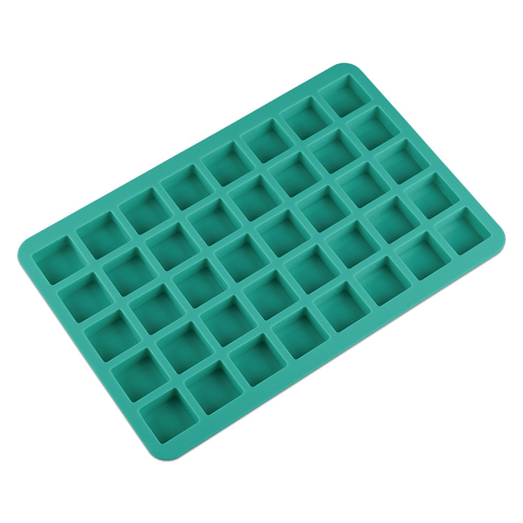 Baking Mould Bar Ice Jelly Cake Pan /chocolate Mold 40 Cavity Hollow Rectangle Silicone Chocolate Mould Cake Tools Moulds 203 G