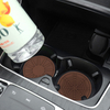 Random Color Car Blank Rubber Soft Pvc Silicone Tea Cup Coaster Multipurpose Non-slip Heat Resistant Reusable Beverage Coaster