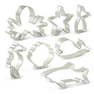 Custom Logo Holiday Metal Stainless Steel Marine Organism Starfish Mermaid Fish Shape