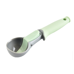 Cookies Ball Plastic Spoon with Trigger Handle Scoop for Ice Cream