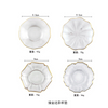 Sublimation in Bulk Wedding Hotel Wine Plain Blank Clear Floral Engraved Glass Coaster with Picture Photo