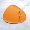 High Quality Pu Leather Placemat Waterproof Oil-proof Table Placemat Durable Heat-resistant Placemats for Dining Table
