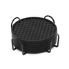Wholesale Black Non-slip Coasters Multipurpose Heat Resistant Silicone Coaster Waterproof Reusable Mug Coaster