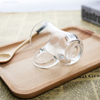 In Bulk Small Mini Insulated Round Short Dessert Clear Glass Mug Drinking Tea Coffee Water Glass Cup of Glass